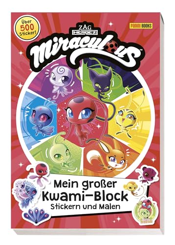 Miraculous: Mein großer Kwami-Block - Stickern und Malen: Sticker- und Malblock von Panini Verlags GmbH